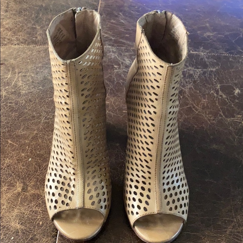 ASH peep toe bootie